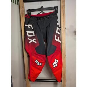 Fox Racing 360 Voke Red and Black Motocross Pants Youth 8-9